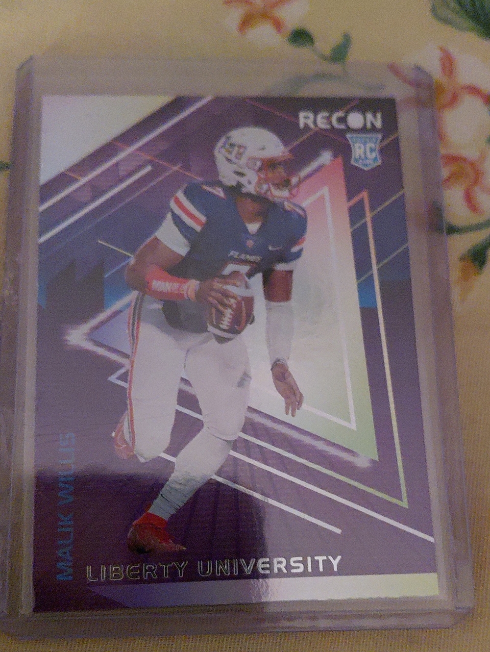 Recon Liberty University Football Trading Card - Purple